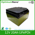 Heißer Verkauf 12V 20ah LiFePO4 Batterie 12 Volt Lithium-Ionen-Batterie